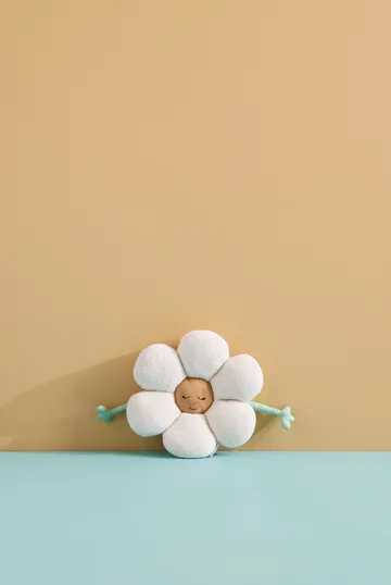 Cuscino Blomma - Bianco-verde-giallo - Kid's Concept