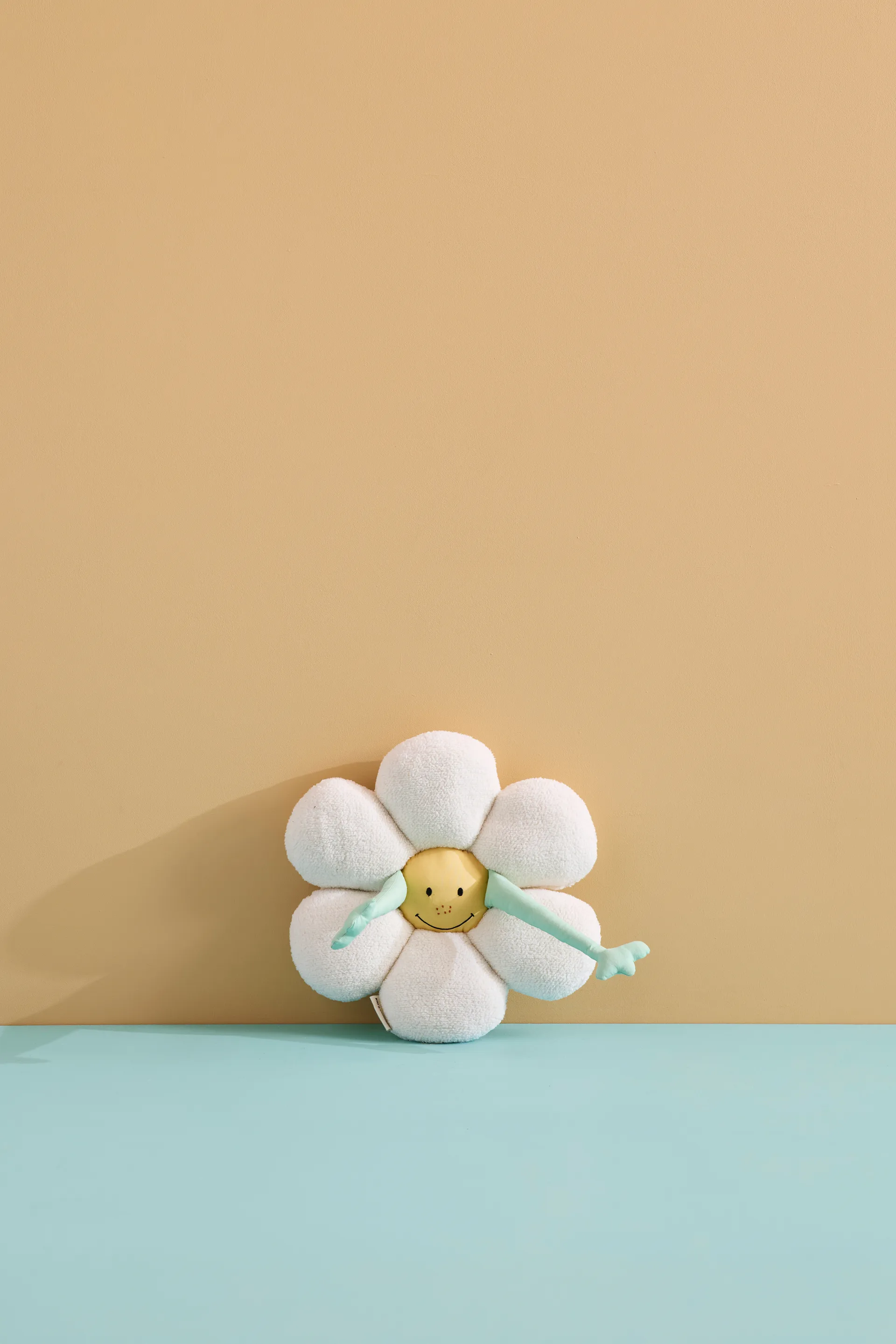 Cuscino Blomma, Bianco-verde-giallo Kid's Concept