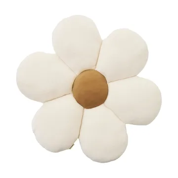 Cuscino da pavimento Blomma - Bianco naturale, Ø100x15 cm - Kid's Concept