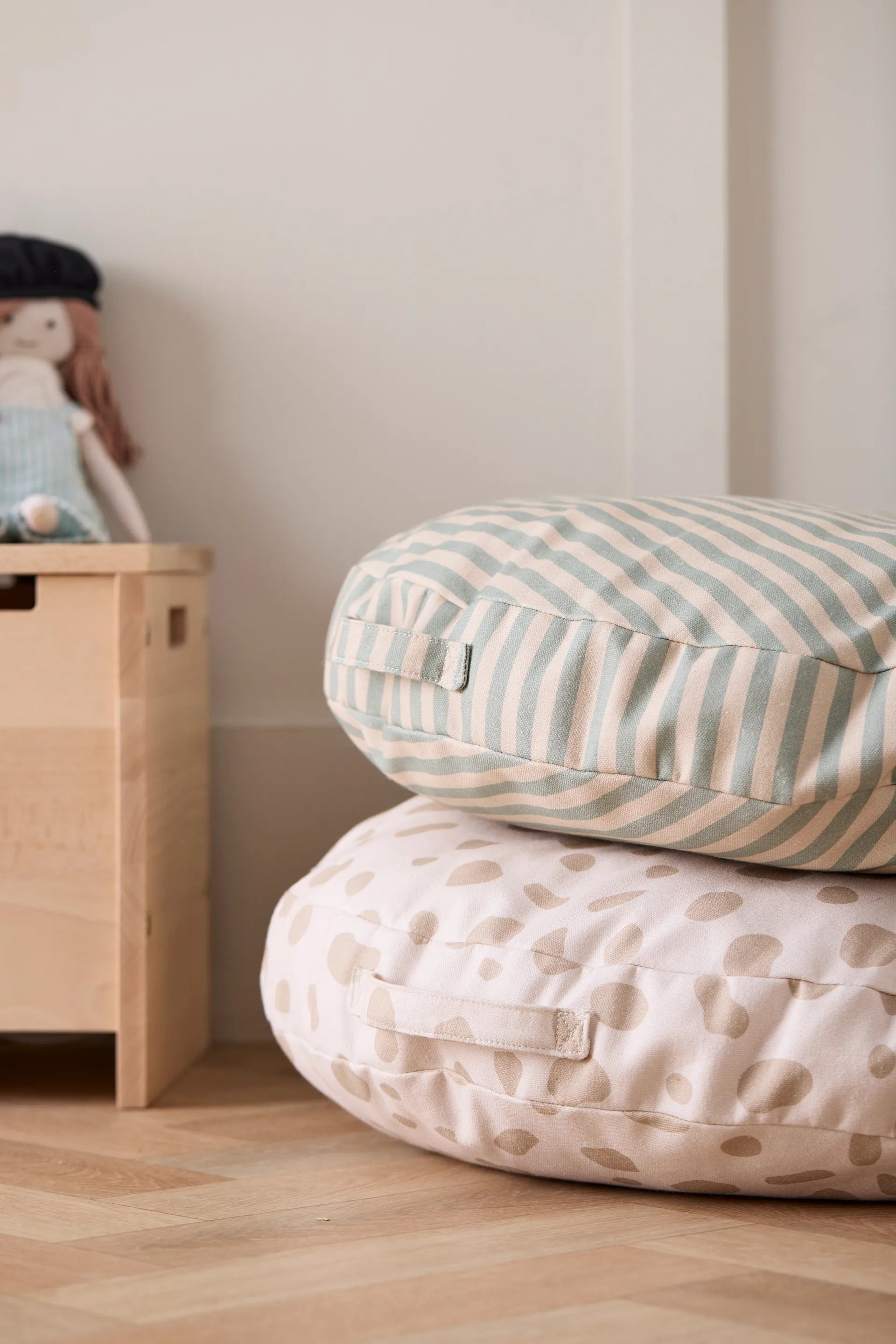 Cuscino da pavimento Kid's Base Ø60 cm, Bordo Kid's Concept
