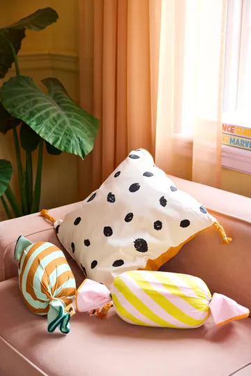 Cuscino Pippi a forma di caramella - Verde, 53x16 cm - Kid's Concept