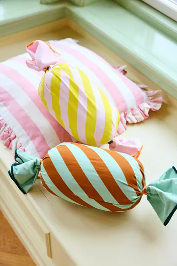 Cuscino Pippi Caramella - Rosa, 53x16 cm - Kid's Concept