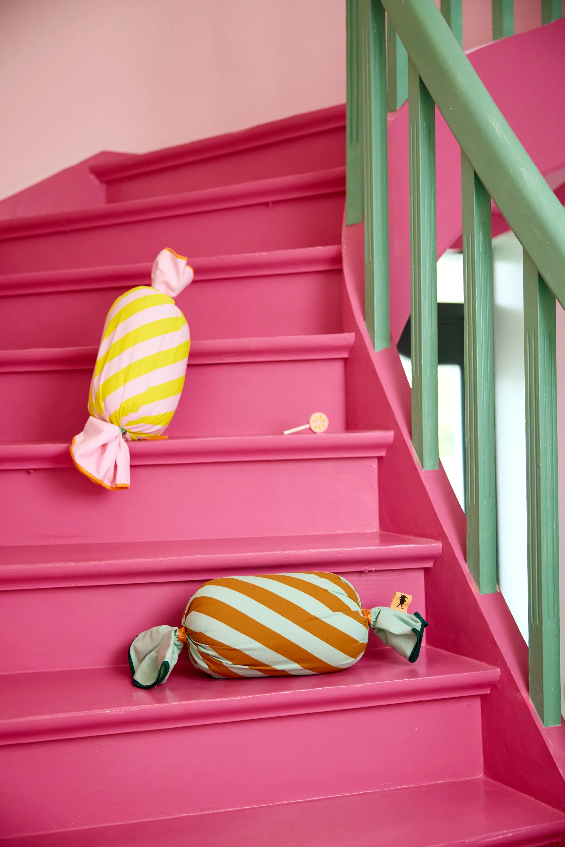 Cuscino Pippi Caramella, Rosa, 53x16 cm Kid's Concept