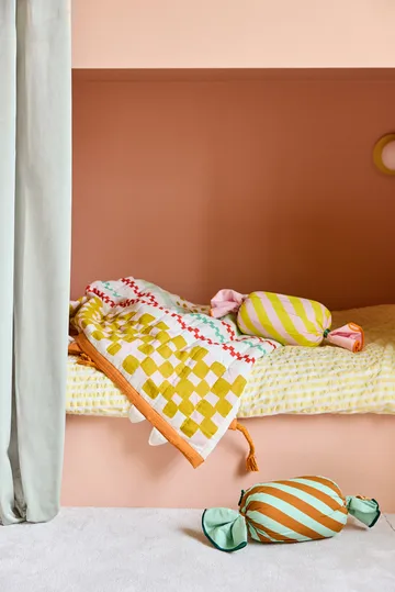 Cuscino Pippi Caramella - Rosa, 53x16 cm - Kid's Concept