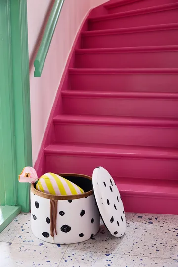 Cuscino Pippi Caramella - Rosa, 53x16 cm - Kid's Concept