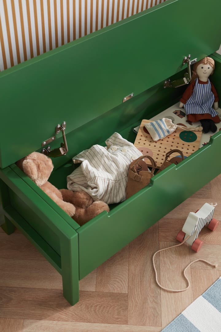 Divano Carl Larsson con contenitore, Verde Kid's Concept