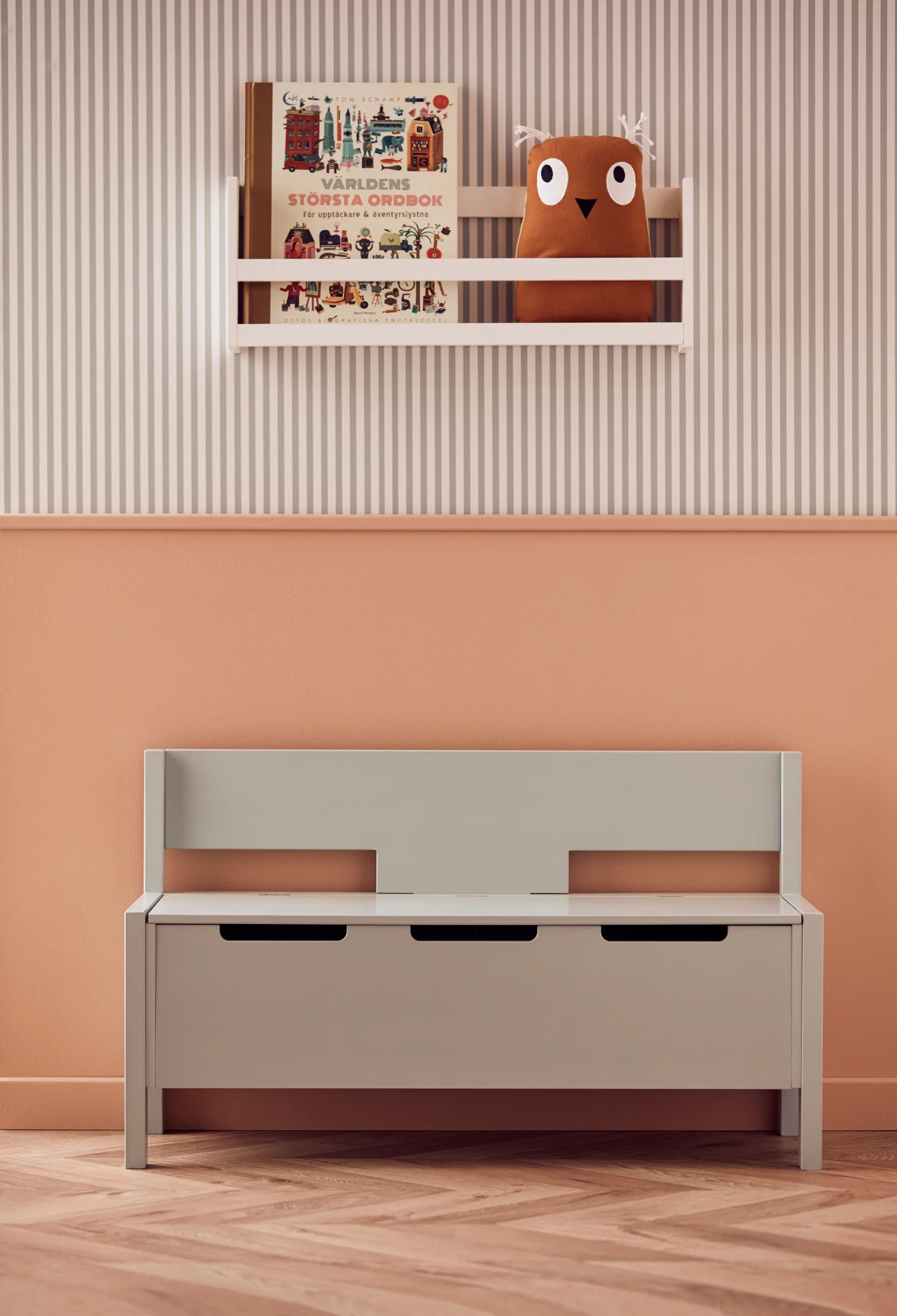 Divano Star con contenitore, Verde chiaro Kid's Concept