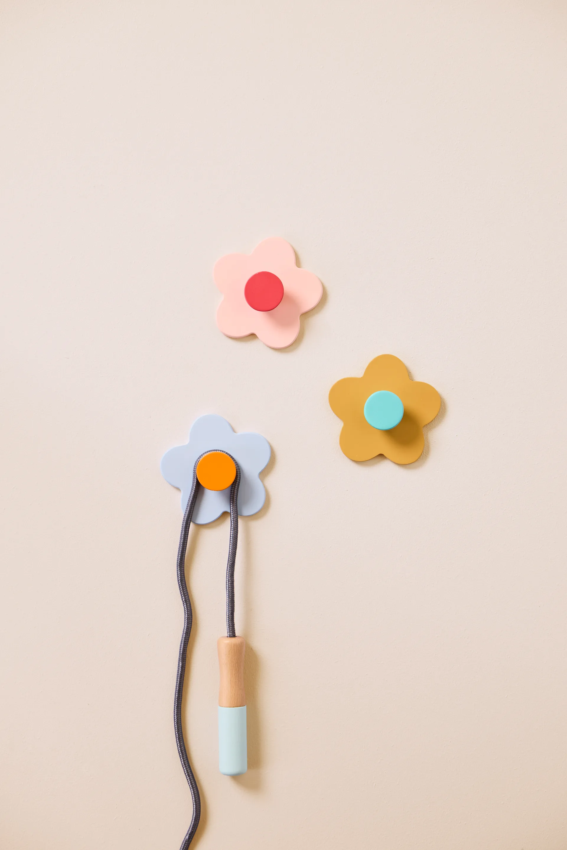 Ganci a forma di fiore Kid's Base – Set da 3 pezzi, Multi Kid's Concept