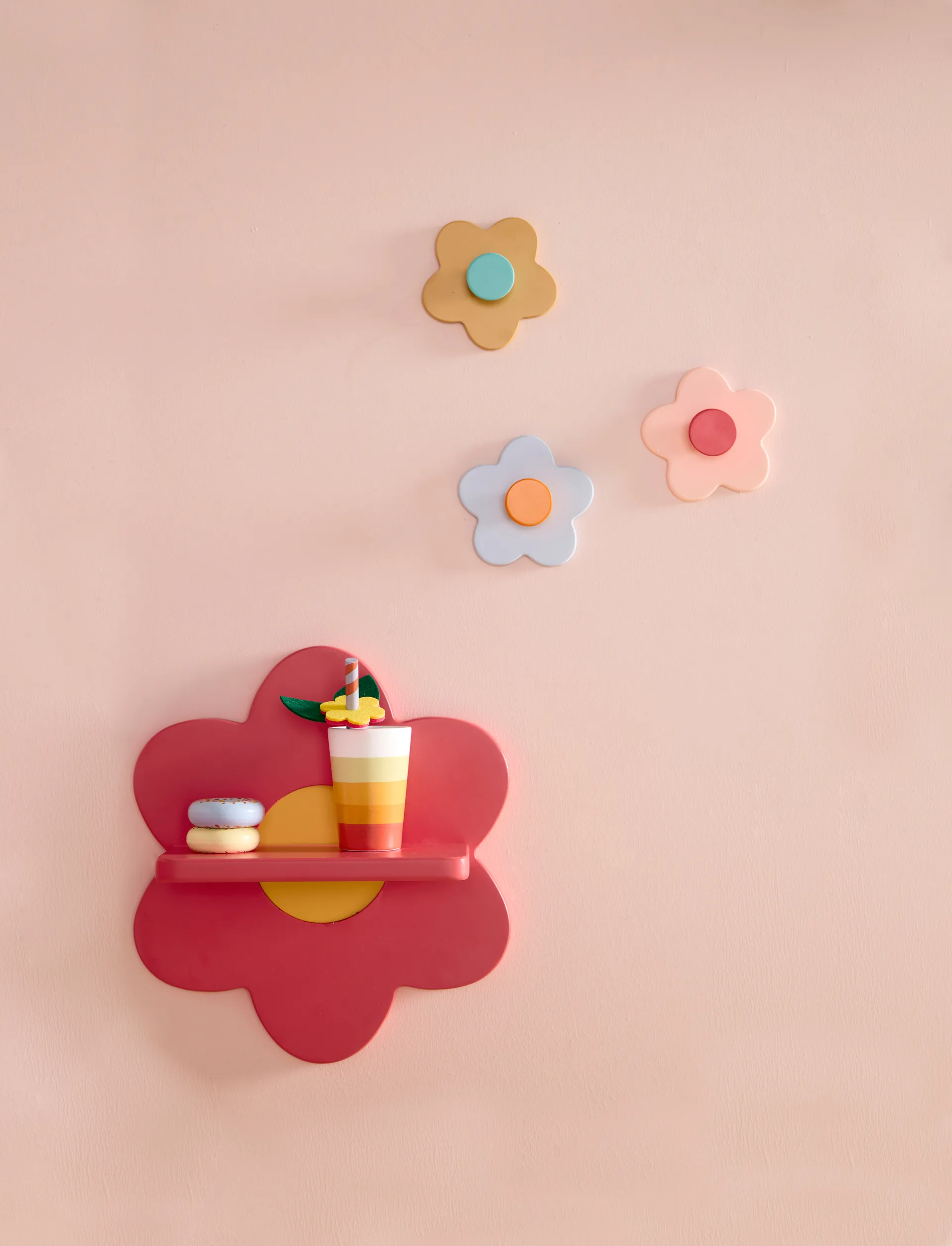 Ganci a forma di fiore Kid's Base – Set da 3 pezzi, Multi Kid's Concept