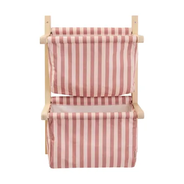 Mensola per borse a righe - Rosa bruno, 40x19x60 cm - Kid's Concept