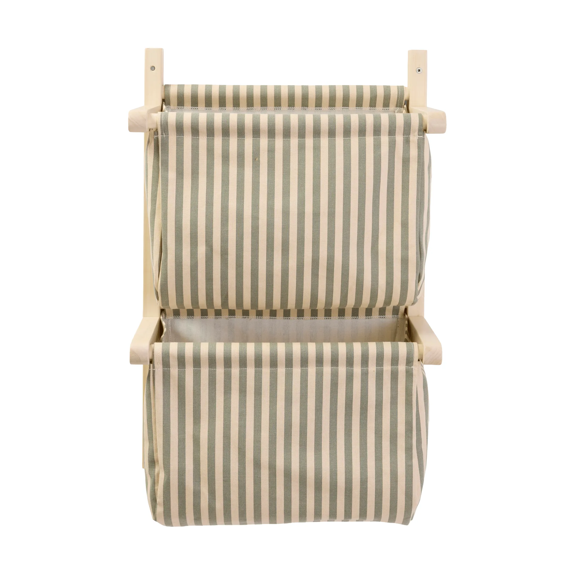 Mensola per borse a righe, Verde, 40x19x60 cm Kid's Concept
