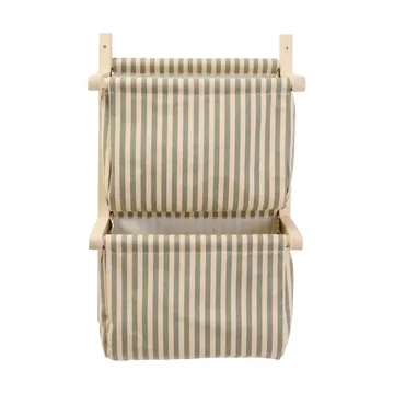 Mensola per borse a righe - Verde, 40x19x60 cm - Kid's Concept