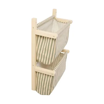 Mensola per borse a righe - Verde, 40x19x60 cm - Kid's Concept