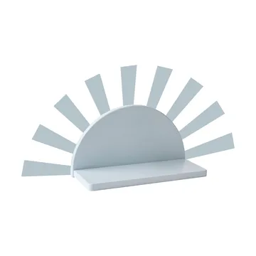 Mensola rotonda Star con adesivi inclusi - Blu - Kid's Concept