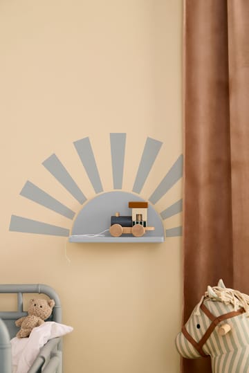 Mensola rotonda Star con adesivi inclusi - Blu - Kid's Concept