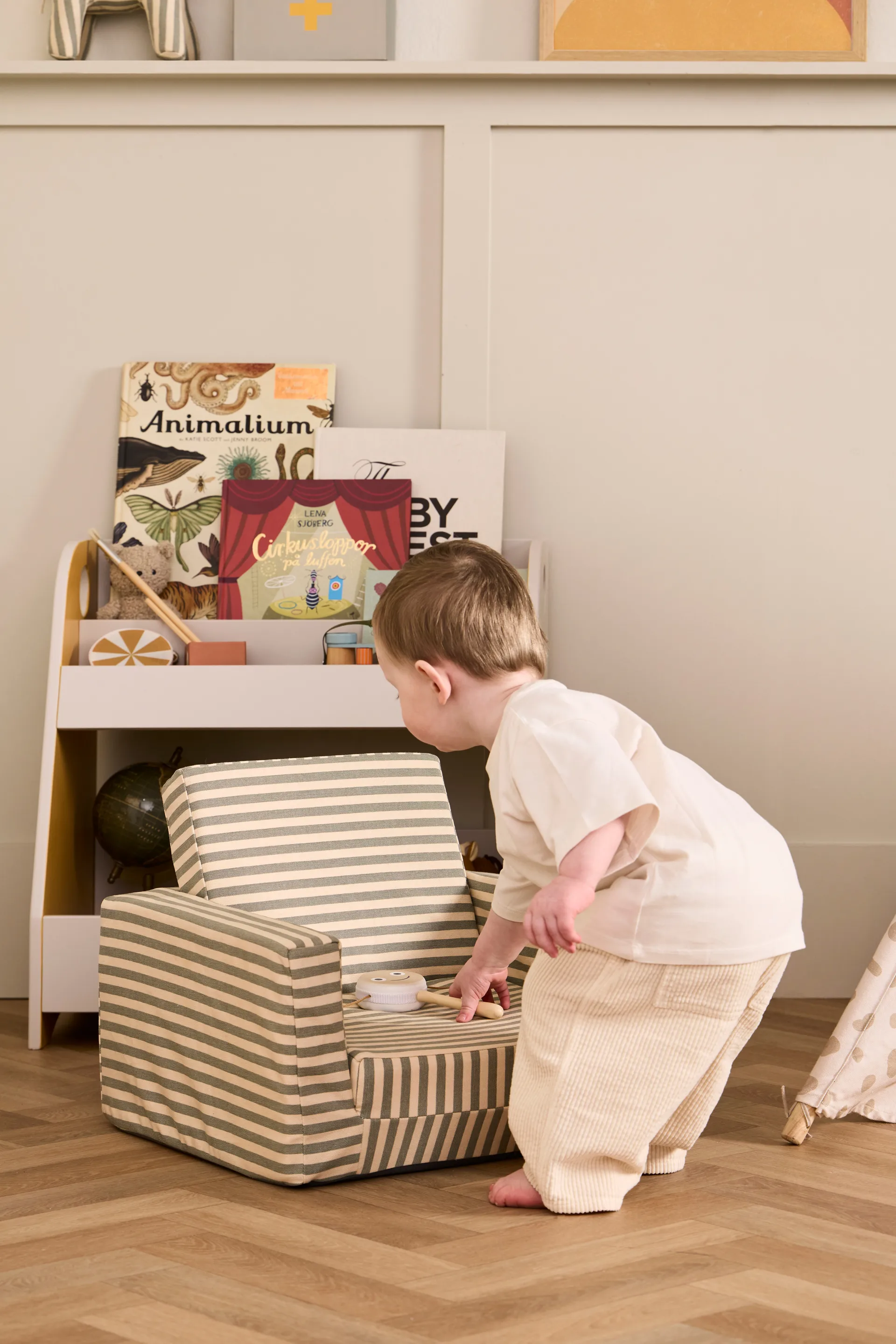 Poltrona pieghevole Kid's Base, Bordo Kid's Concept