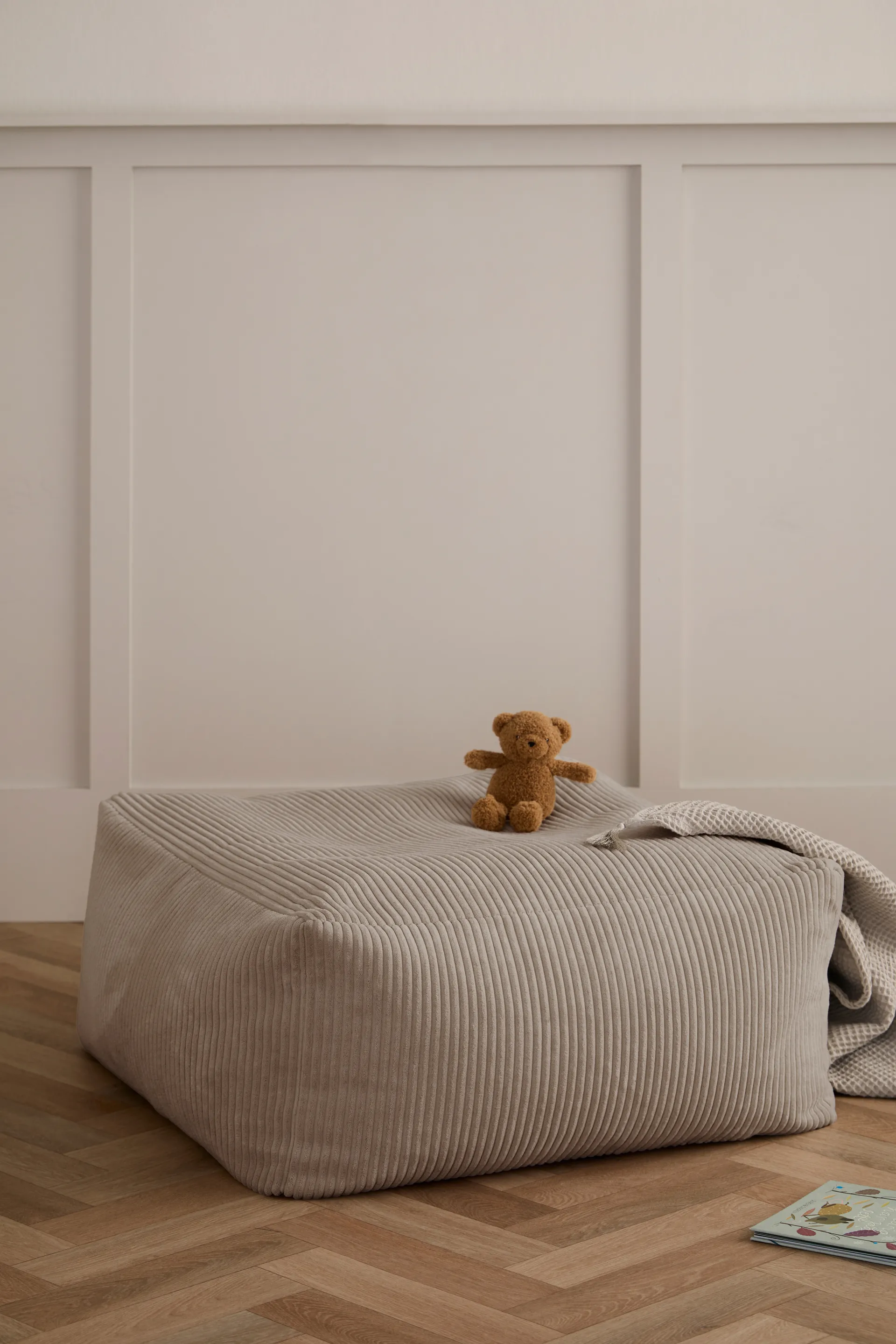 Pouf da seduta per bambini Kid's Base 85x85x34 cm, Marrone Kid's Concept