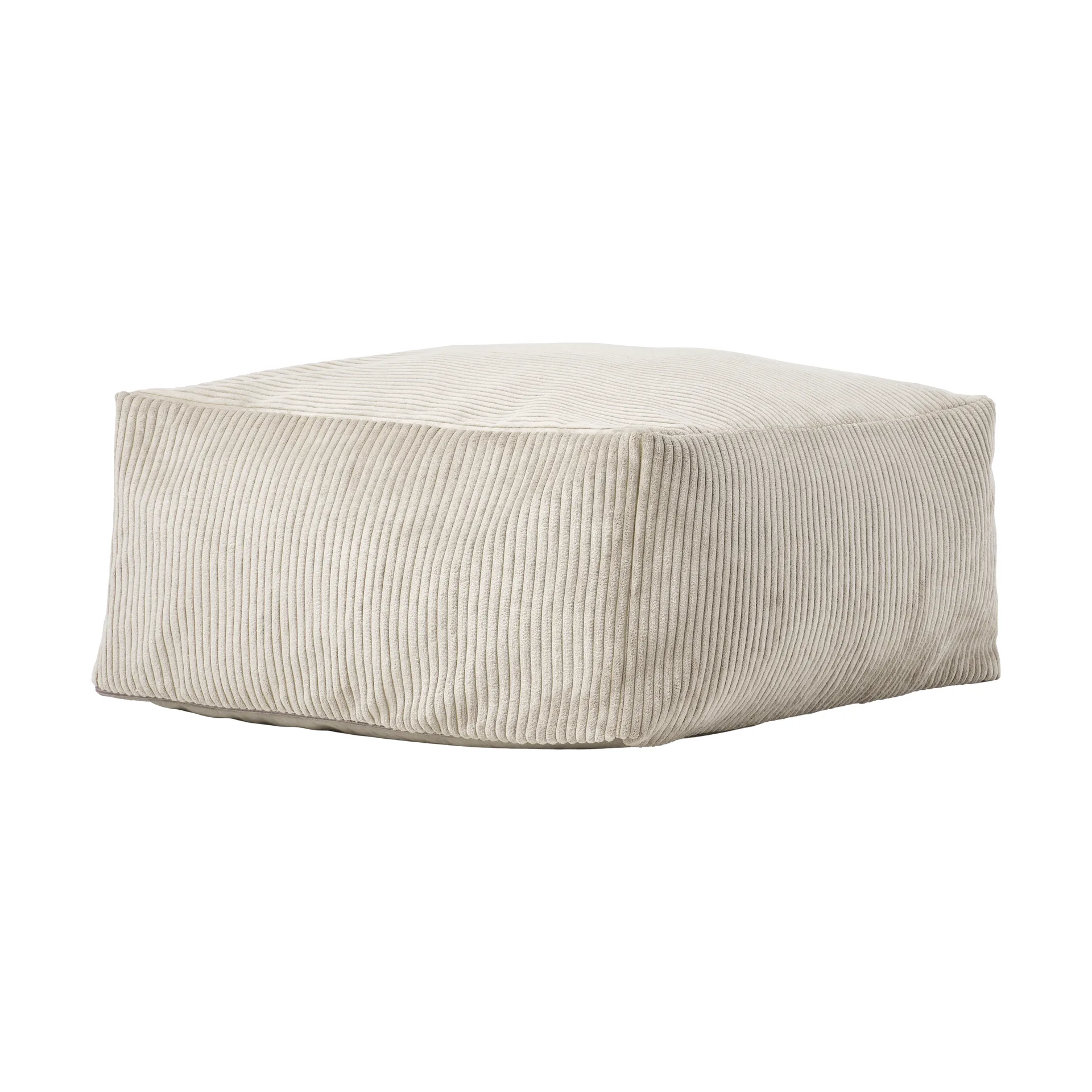 Pouf da seduta per bambini Kid's Base 85x85x34 cm, Naturale bianco Kid's Concept