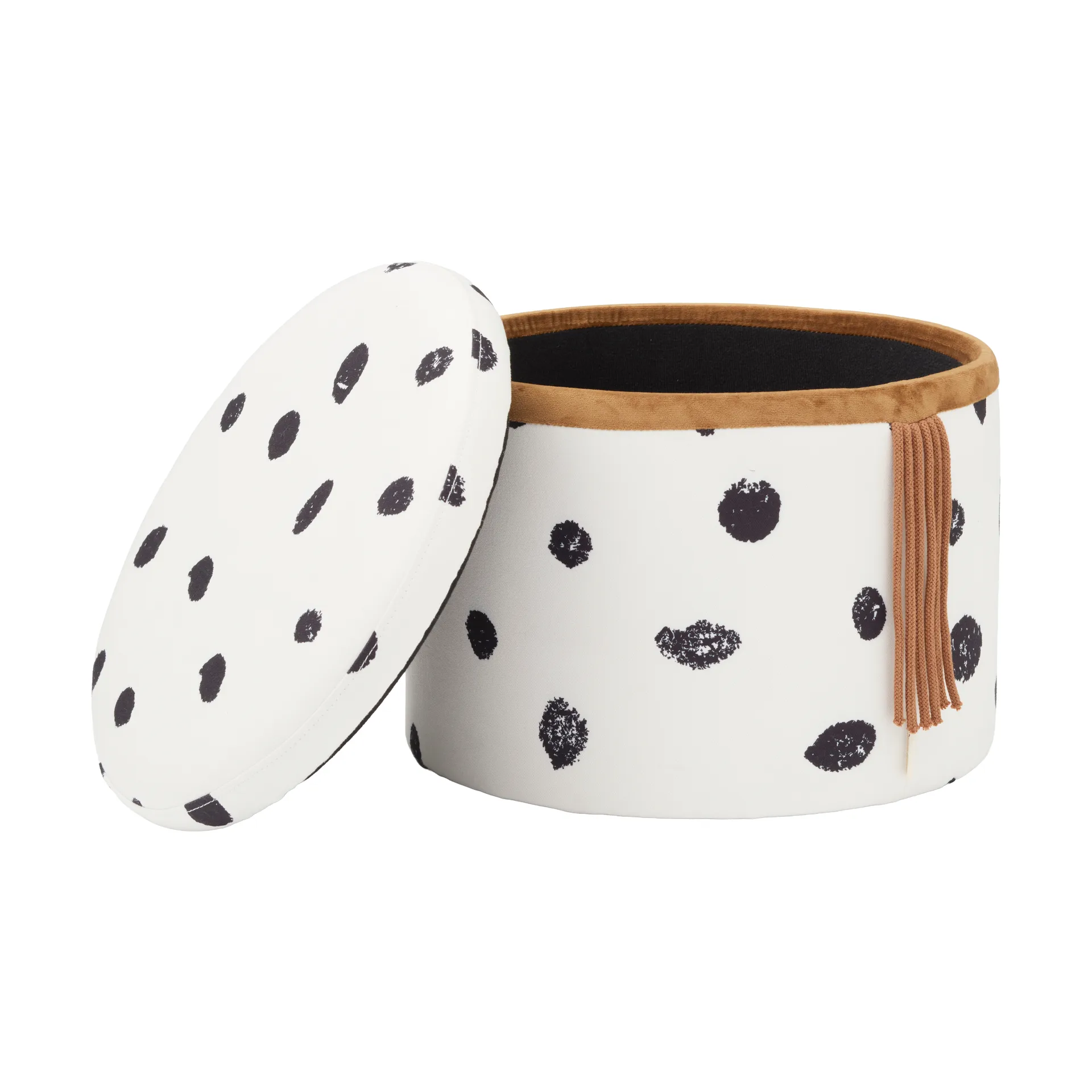 Pouf Pippi con contenitore Ø40x30,5 cm, Multi Kid's Concept