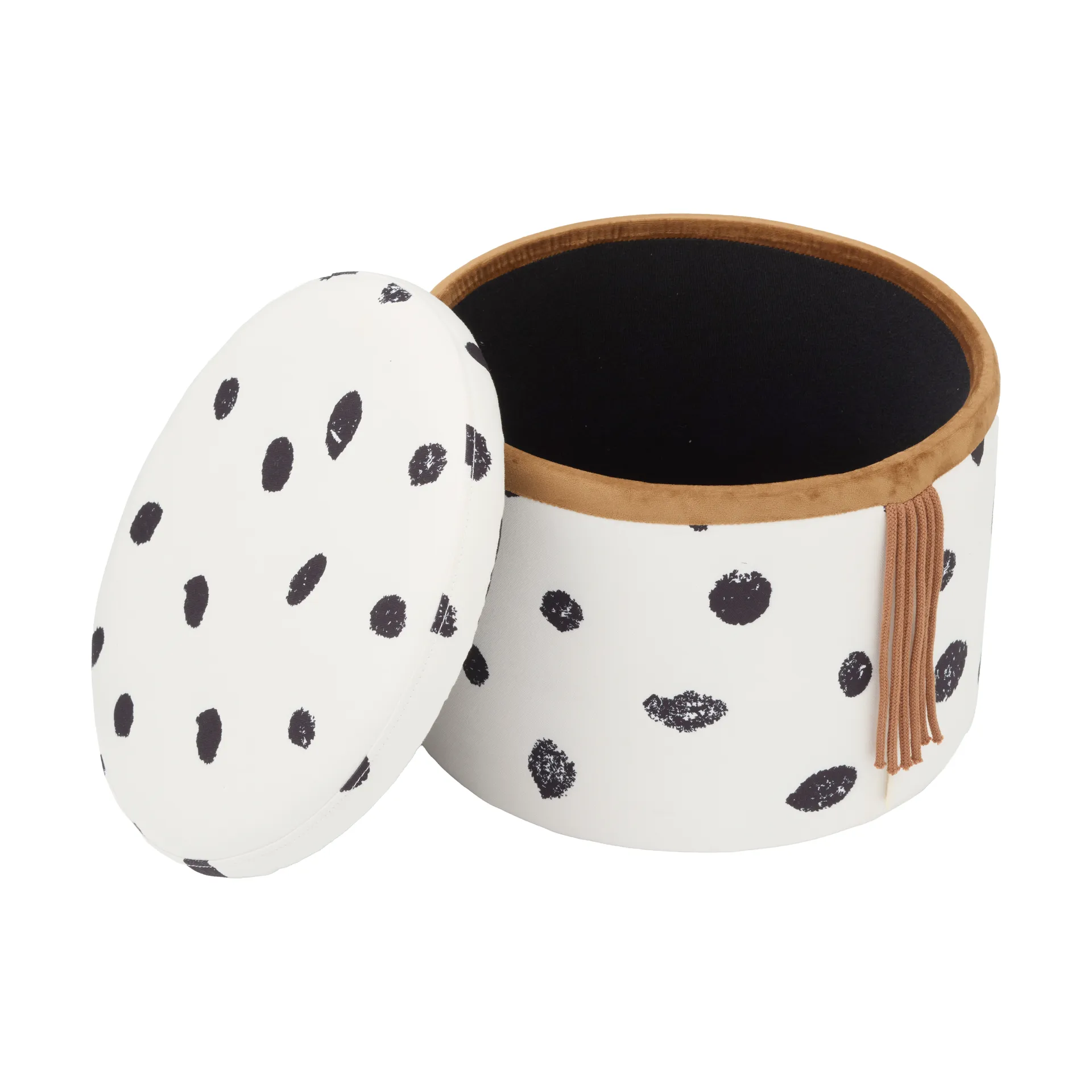 Pouf Pippi con contenitore Ø40x30,5 cm, Multi Kid's Concept