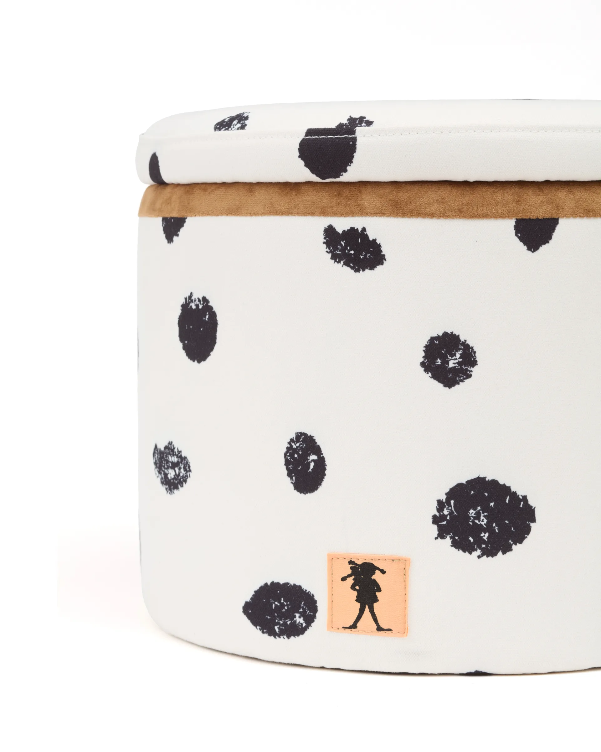 Pouf Pippi con contenitore Ø40x30,5 cm, Multi Kid's Concept