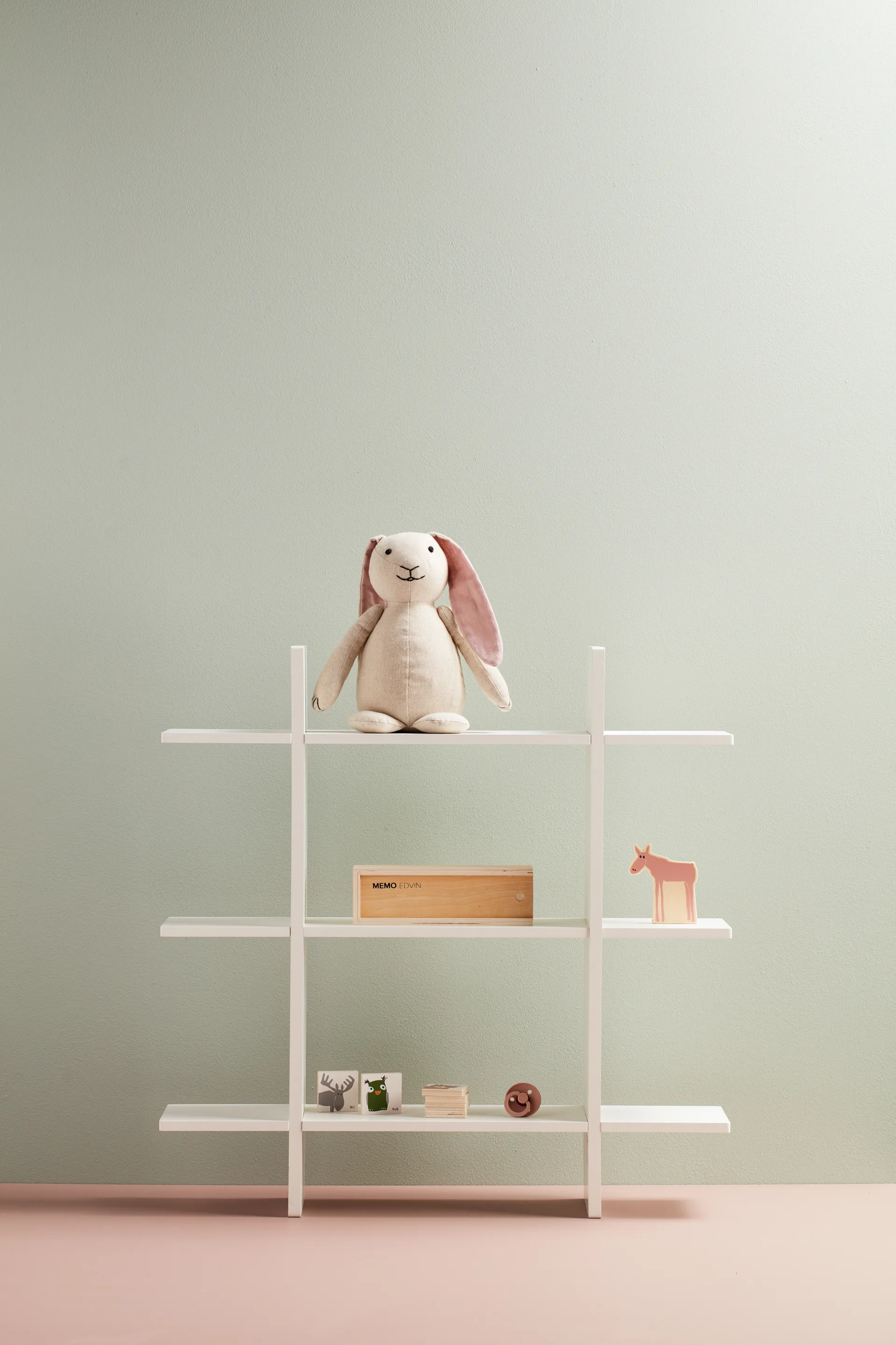 Scaffale da parete 3 ripiani Star, Bianco Kid's Concept