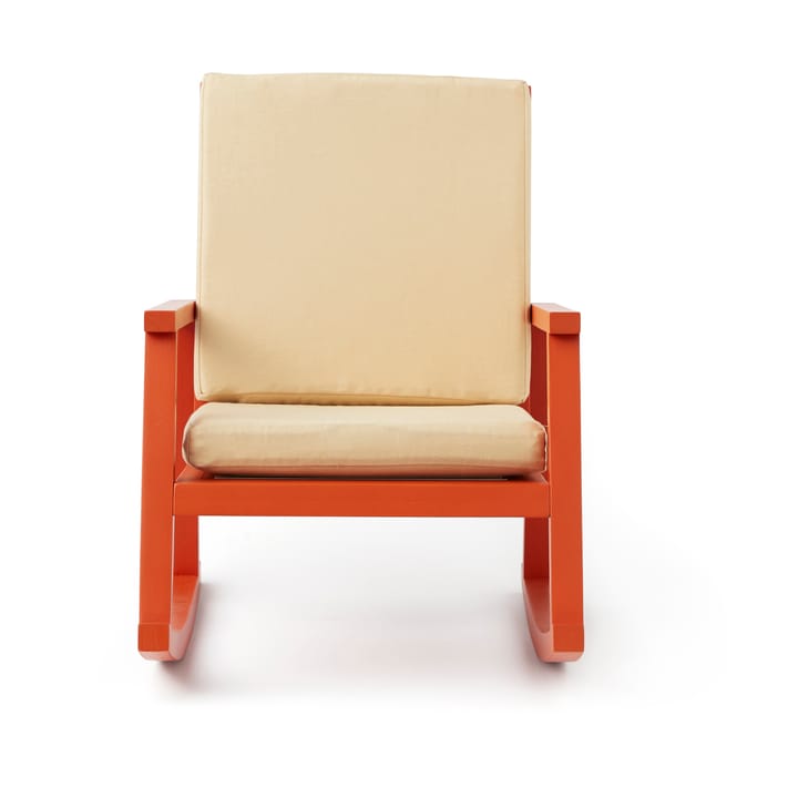 Sedia a dondolo Carl Larsson - Arancione, colore naturale - Kid's Concept
