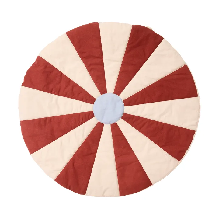 Tappeto da gioco Cirkus - Rosso, Ø112x2 cm - Kid's Concept