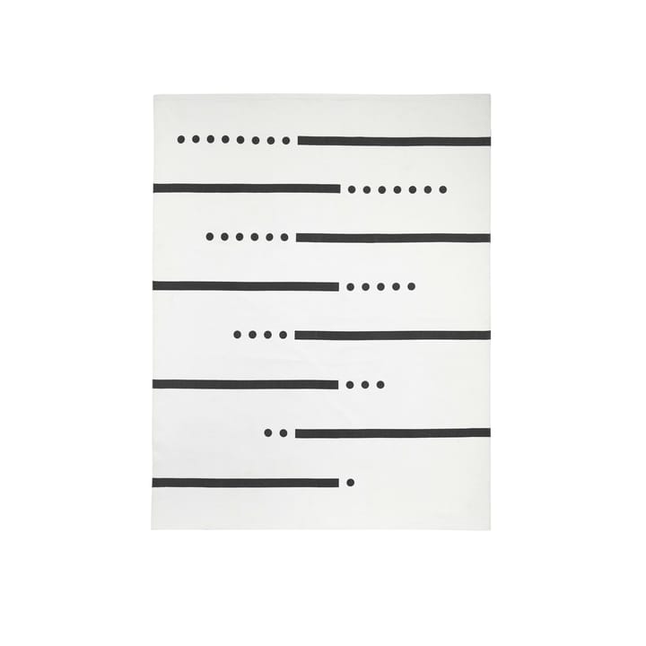 Tappeto Kid's Base grigio, bianco 130x160 cm - Bianco - Kid's Concept