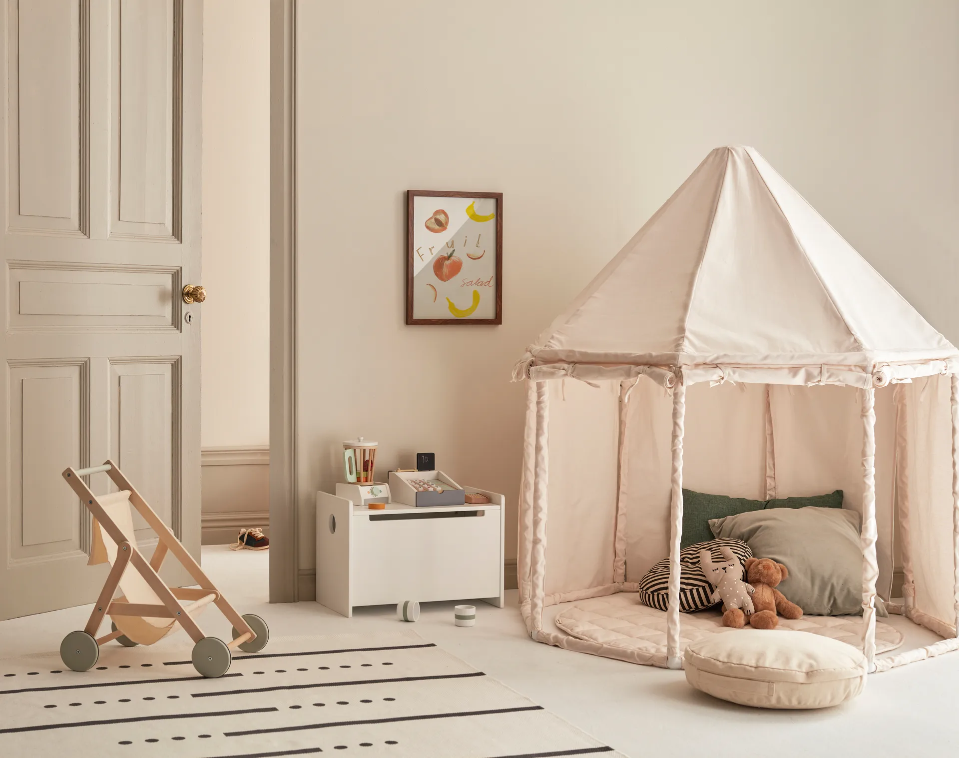 Tenda a padiglione Kid's Base, Bianco naturale Kid's Concept