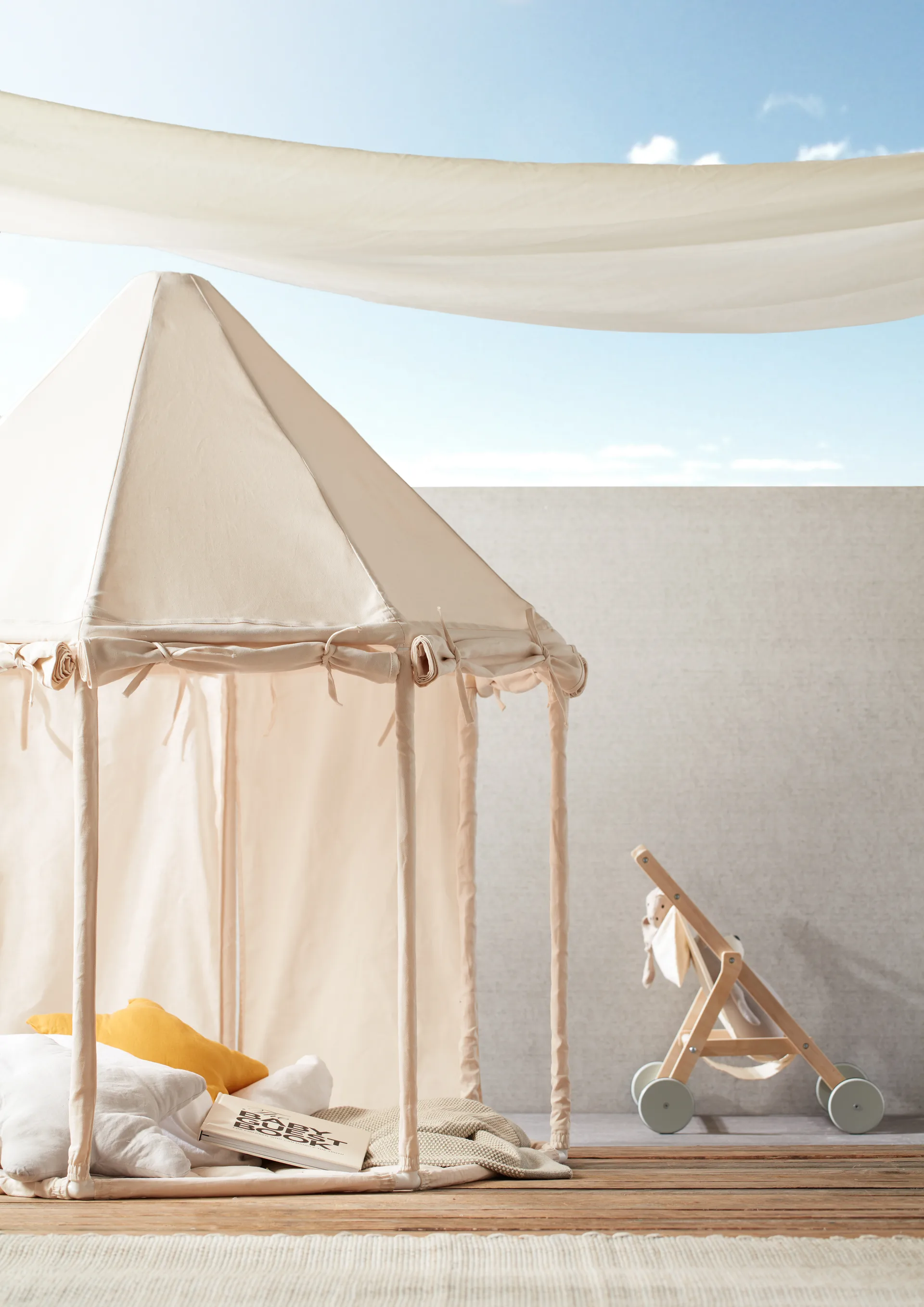 Tenda a padiglione Kid's Base, Bianco naturale Kid's Concept