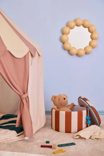 Tenda a padiglione Kid's Base - Riga marrone - Kid's Concept