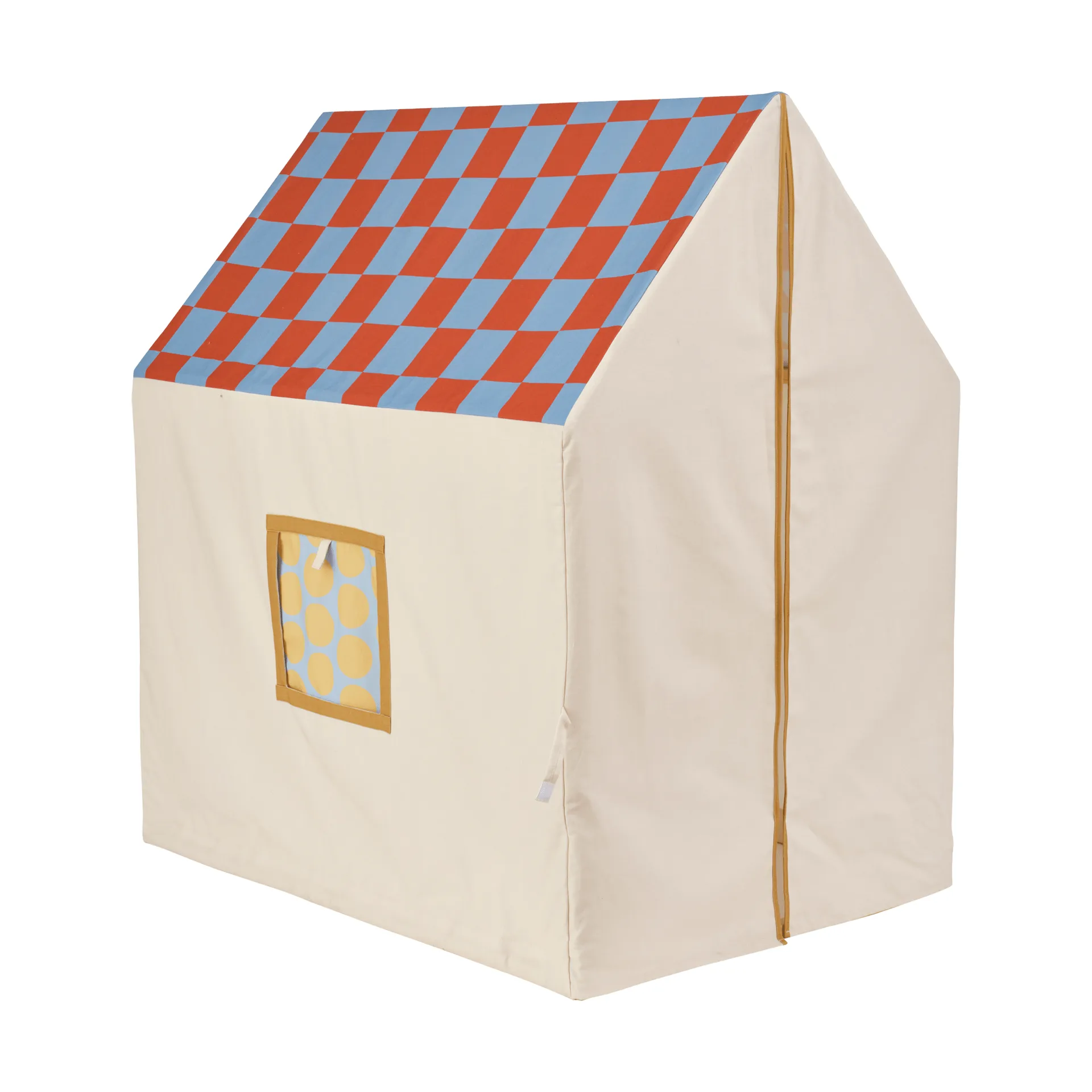 Tenda da gioco per bambini, 110x80x124 cm, Quadretto blu carta da zucchero Kid's Concept