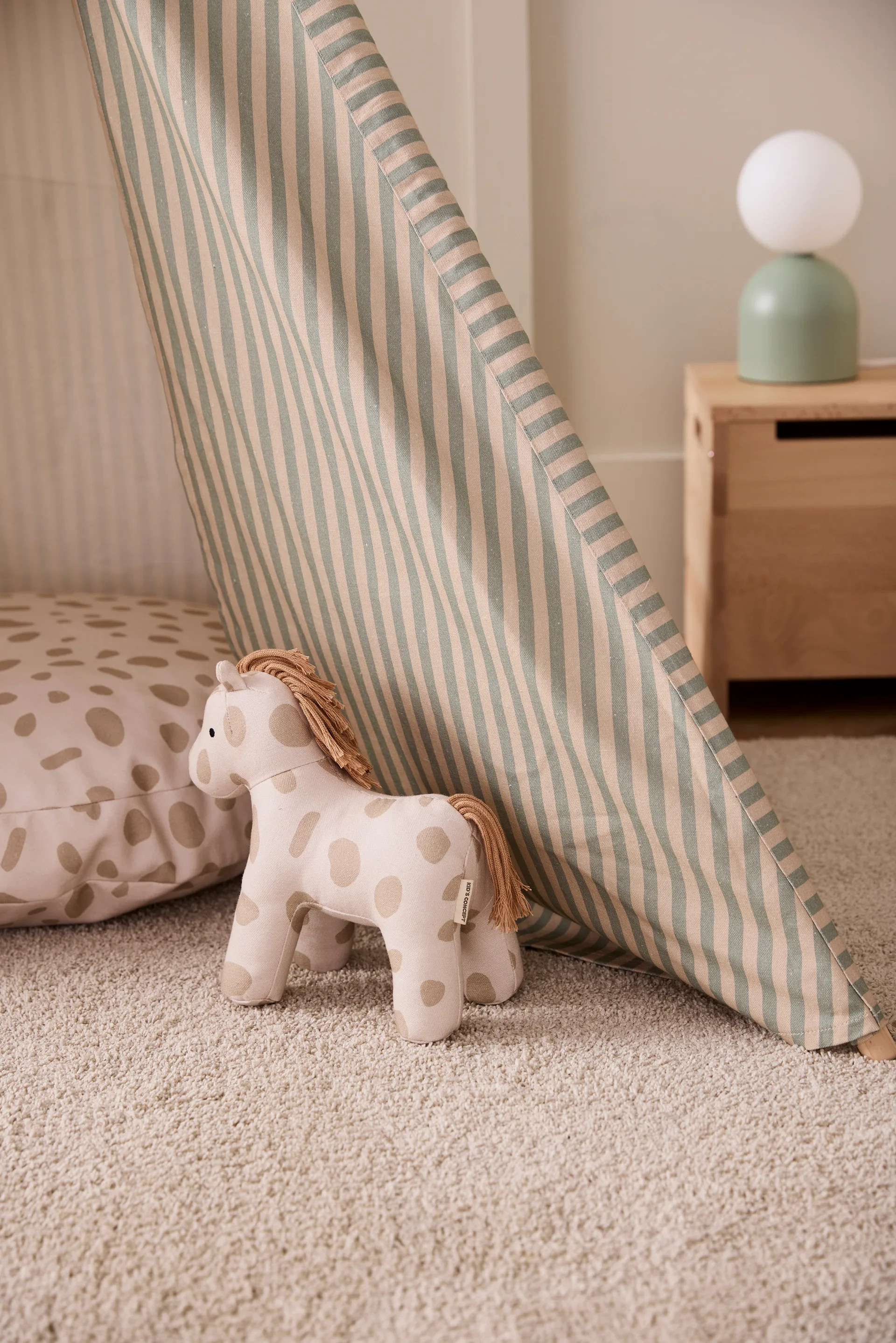 Tenda Kid's Base a tipìa 100x95x140 cm, Bordo Kid's Concept