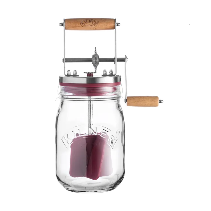 Churn di burro Kilner - Chiaro-rosso, 1 L - Kilner