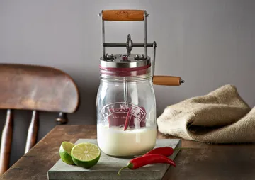 Churn di burro Kilner - Chiaro-rosso, 1 L - Kilner