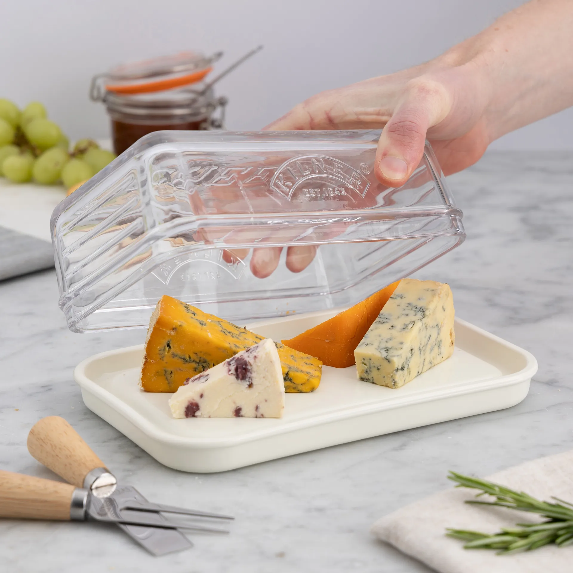 Conservazione formaggio Kilner, Chiaro-bianco Kilner