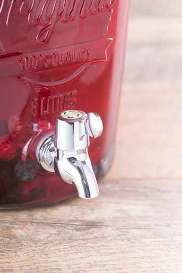 Distributore di bevande Kilner con rubinetto - Chiaro-acciaio inossidabile, 8 L - Kilner