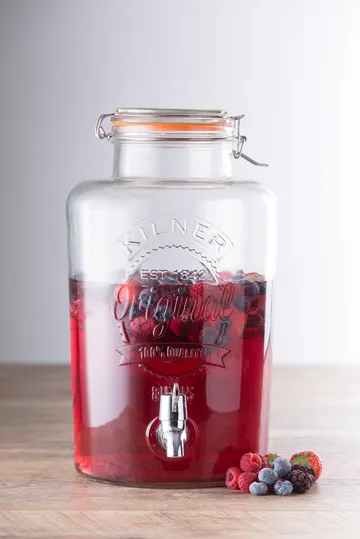 Distributore di bevande Kilner con rubinetto - Chiaro-acciaio inossidabile, 8 L - Kilner