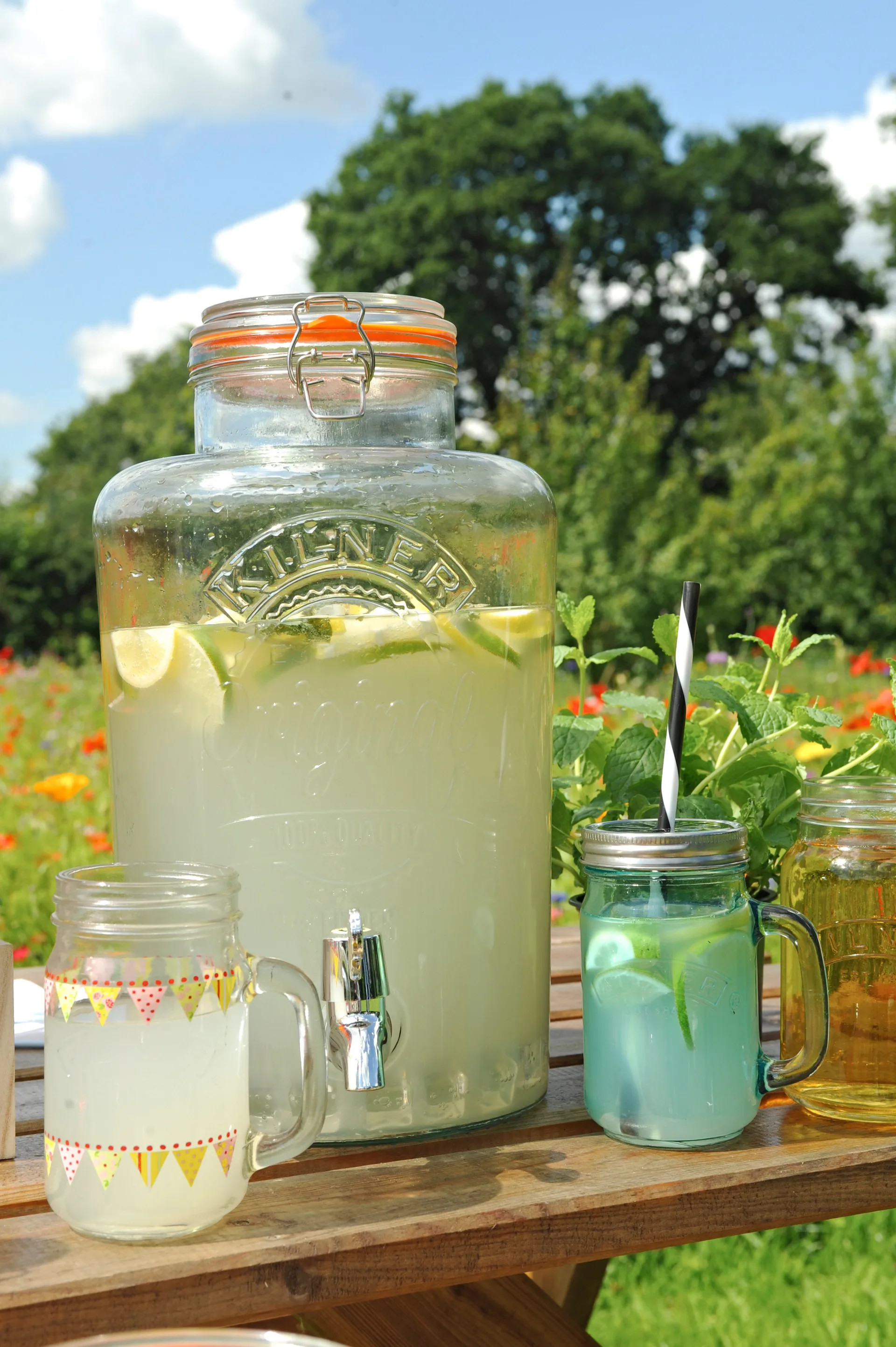 Distributore di bevande Kilner con rubinetto, Chiaro-acciaio inossidabile, 8 L Kilner