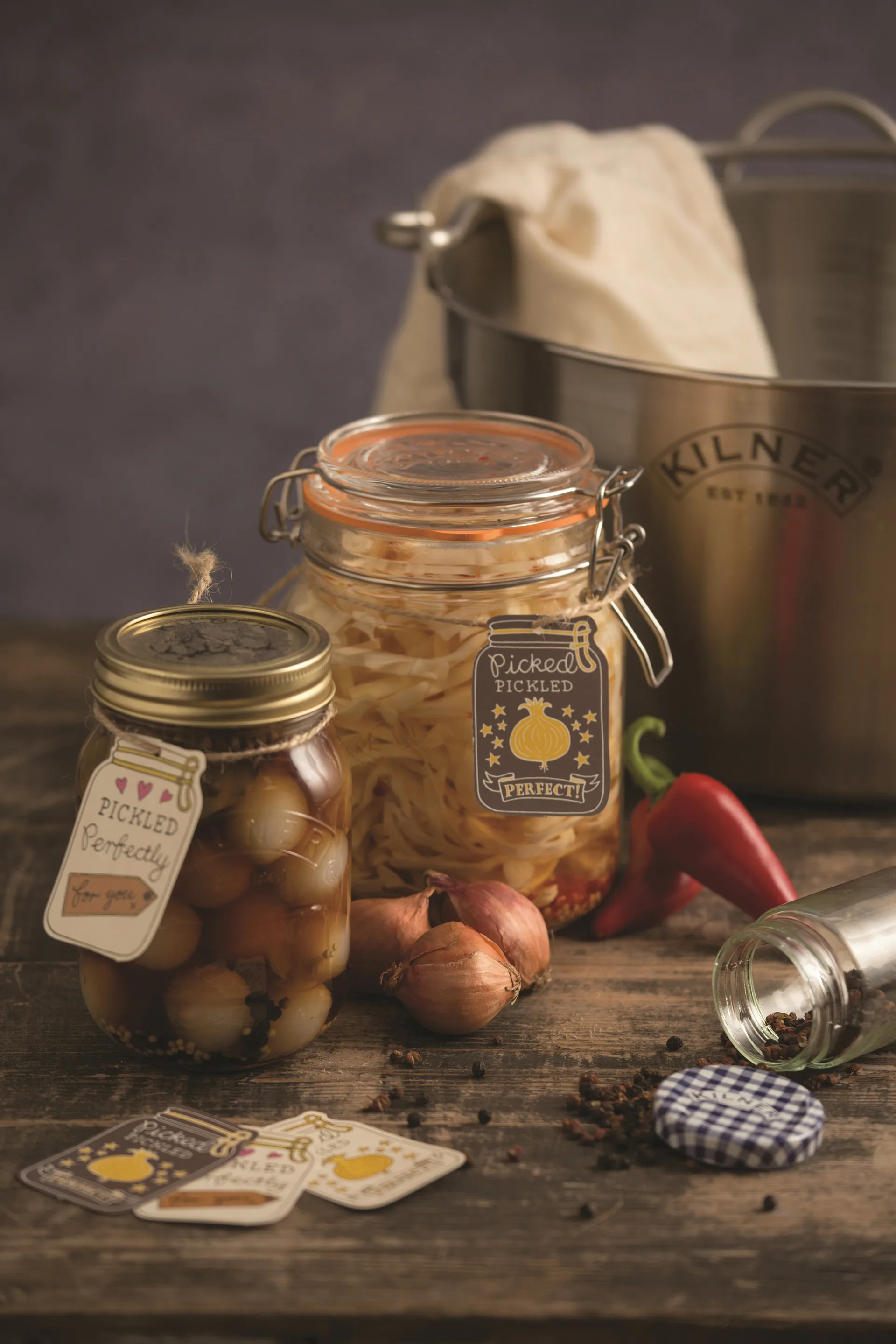 Kilner barattolo rotondo con chiusura a leva, Trasparente, 1 L Kilner
