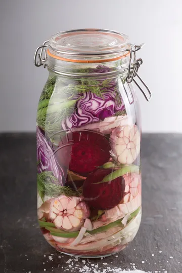 Kilner barattolo rotondo con chiusura a leva - Trasparente, 1,5 L - Kilner