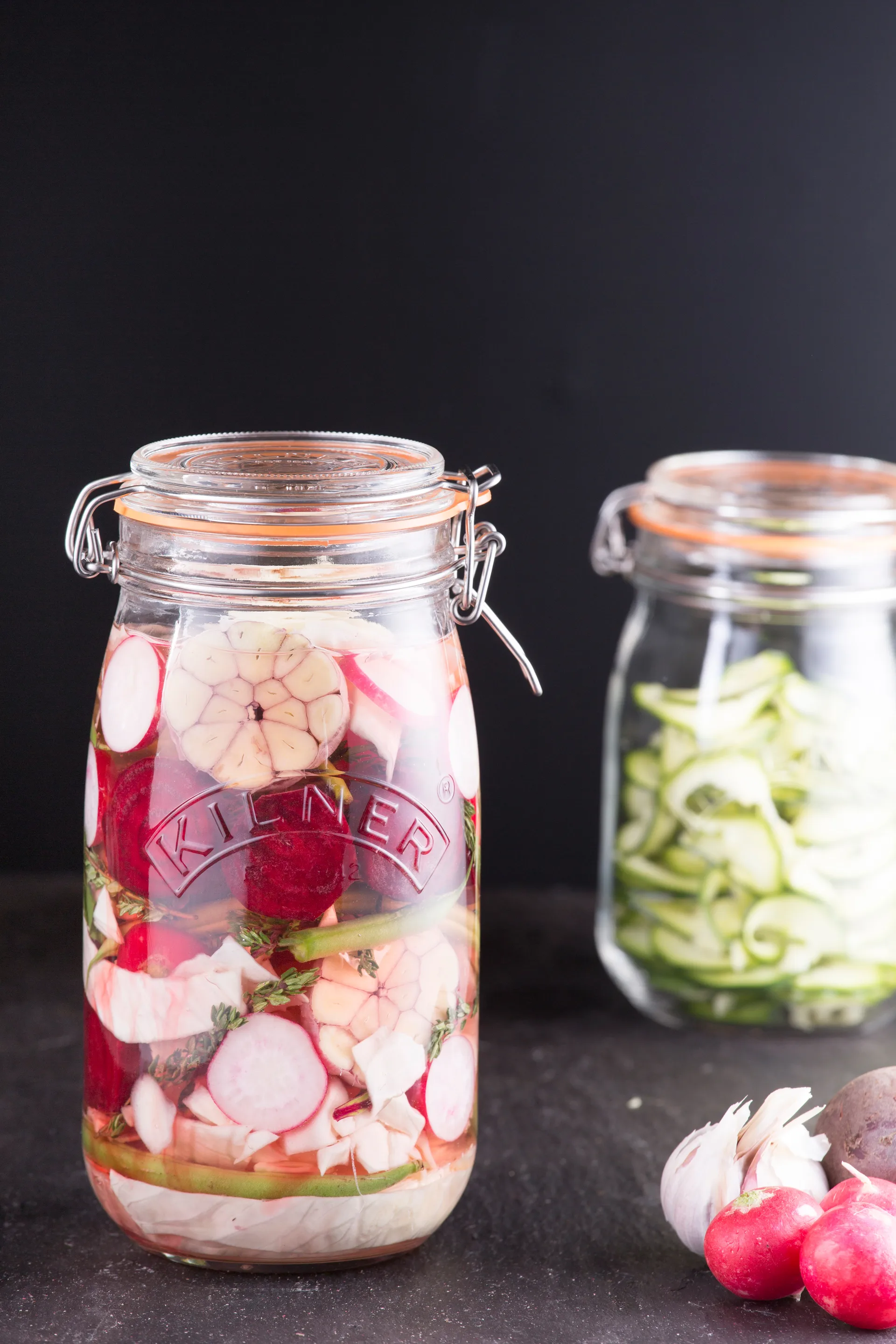 Kilner barattolo rotondo con chiusura a leva, Trasparente, 1,5 L Kilner