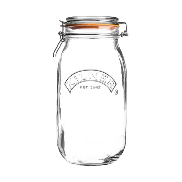 Kilner barattolo rotondo con chiusura a leva - Trasparente, 3 L - Kilner