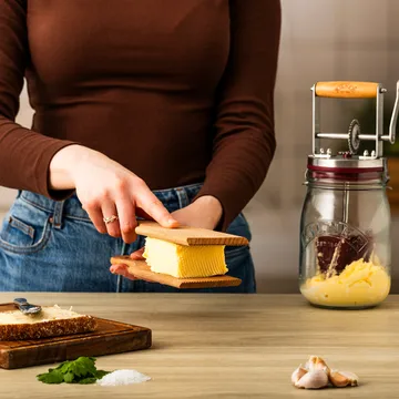 Kilner spatola per burro - Legno chiaro, set da 2 - Kilner