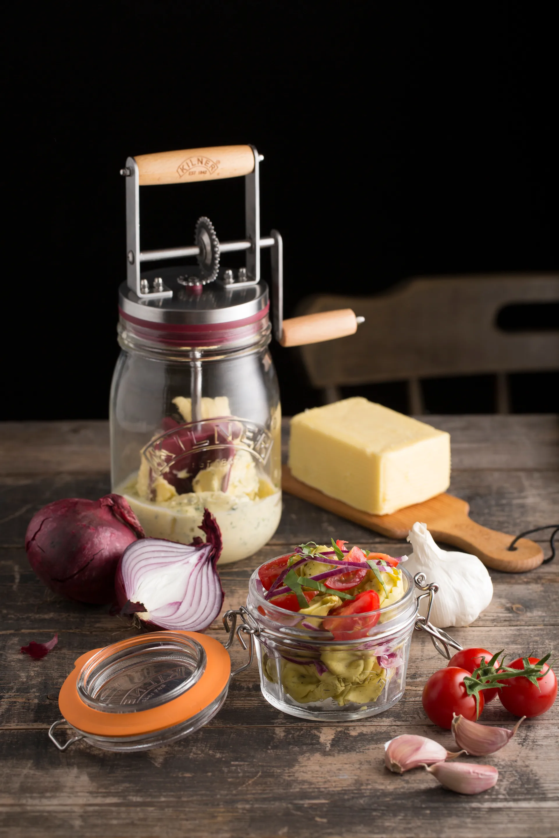 Kilner spatola per burro, Legno chiaro, set da 2 Kilner