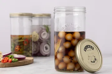Kilner WIDE barattolo per conserve - Chiaro-oro, 1 L - Kilner