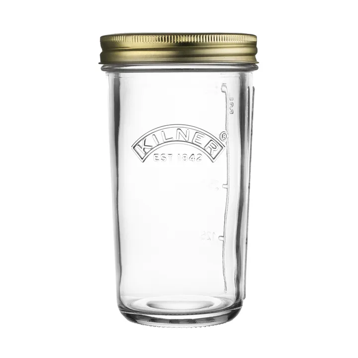 Kilner WIDE barattolo per conserve - Trasparente-oro, 0,5 L - Kilner