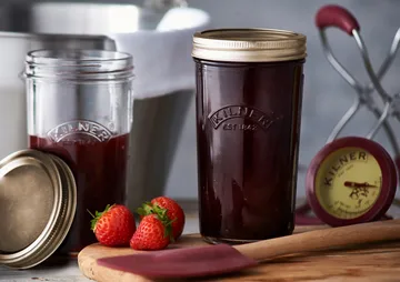 Kilner WIDE barattolo per conserve - Trasparente-oro, 0,5 L - Kilner