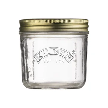 Kilner WIDE barattolo per conserve - Trasparente-oro, 200 ml - Kilner